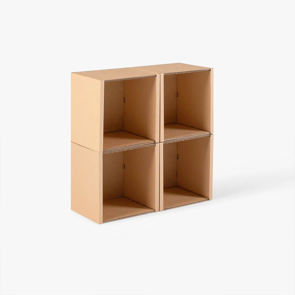 ROOM IN A BOX modular shelving system shelf 2x2 without inserts
