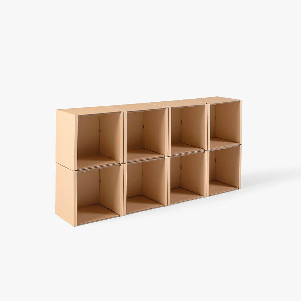 ROOM IN A BOX modular shelving system shelf 2x4 without inserts